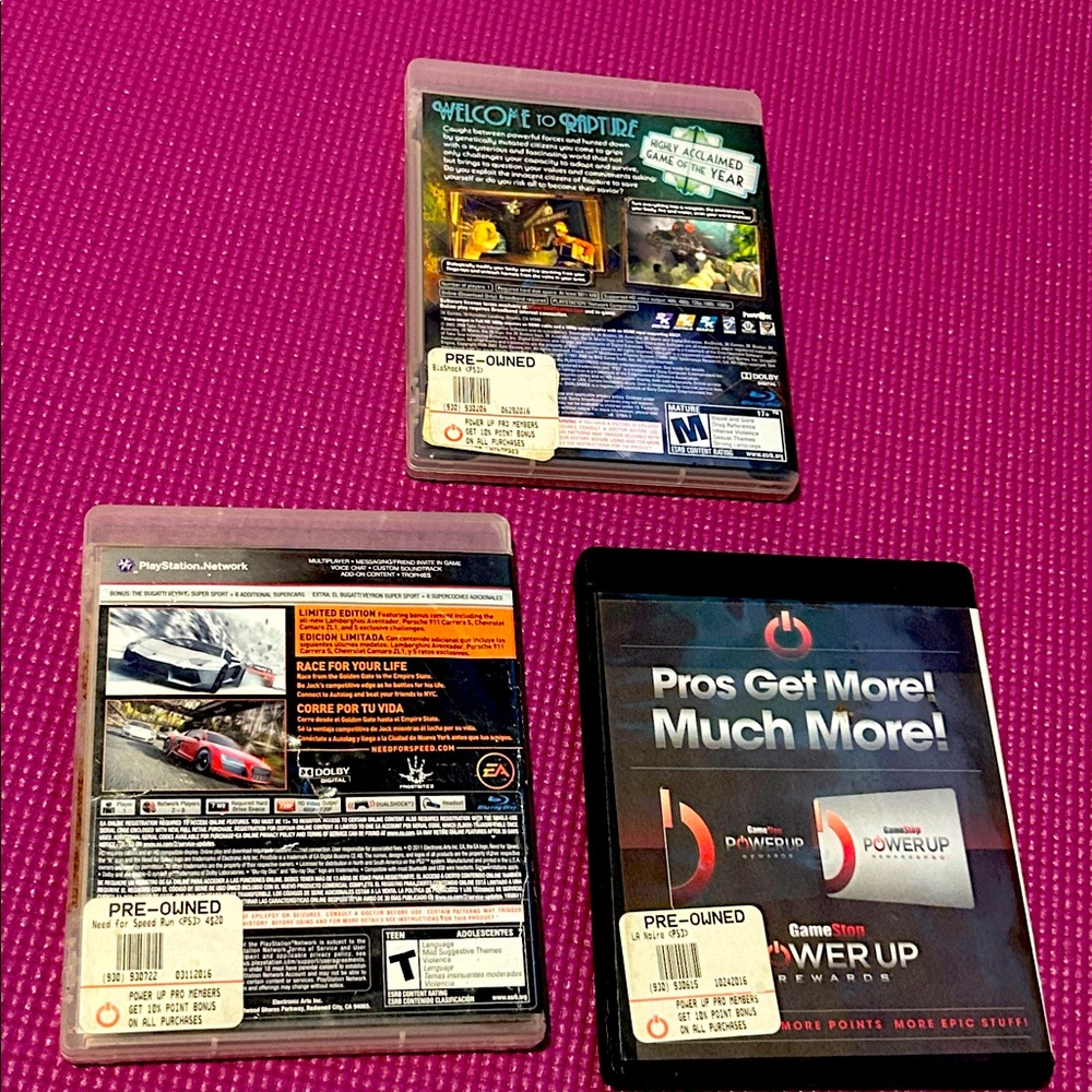 Sony PlayStation Game Trio - Black and Purple - Picture 4 of 14